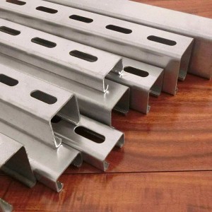 Galvanized 125*65 Fuse Cutout Solar Mounting Channel