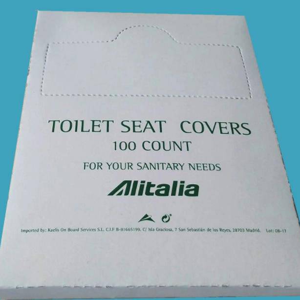 Disposable  Flushable Toilet Seat Cover Paper