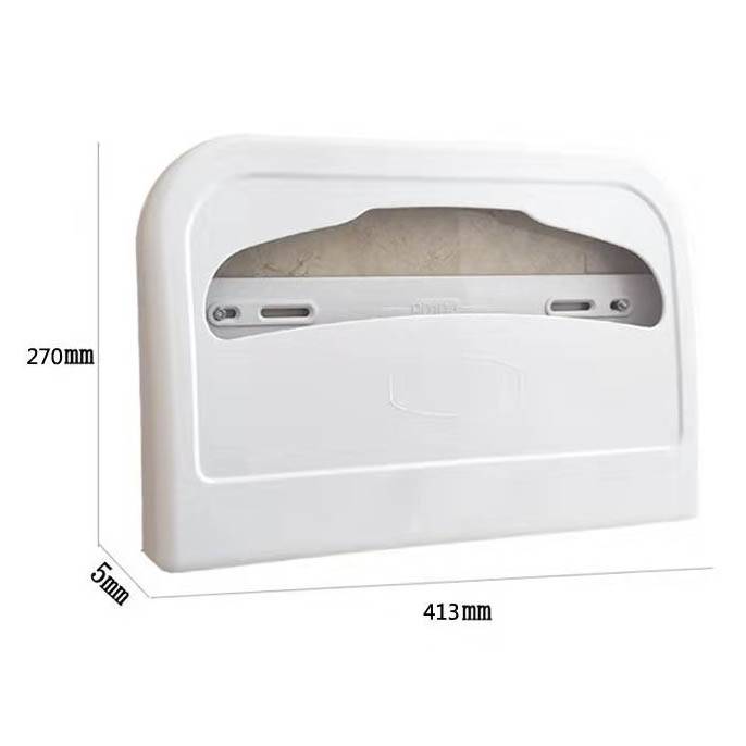 Plastic ABS Wall Mounted 1/2 Fold  Toilet Paper Seat Cover dispenser