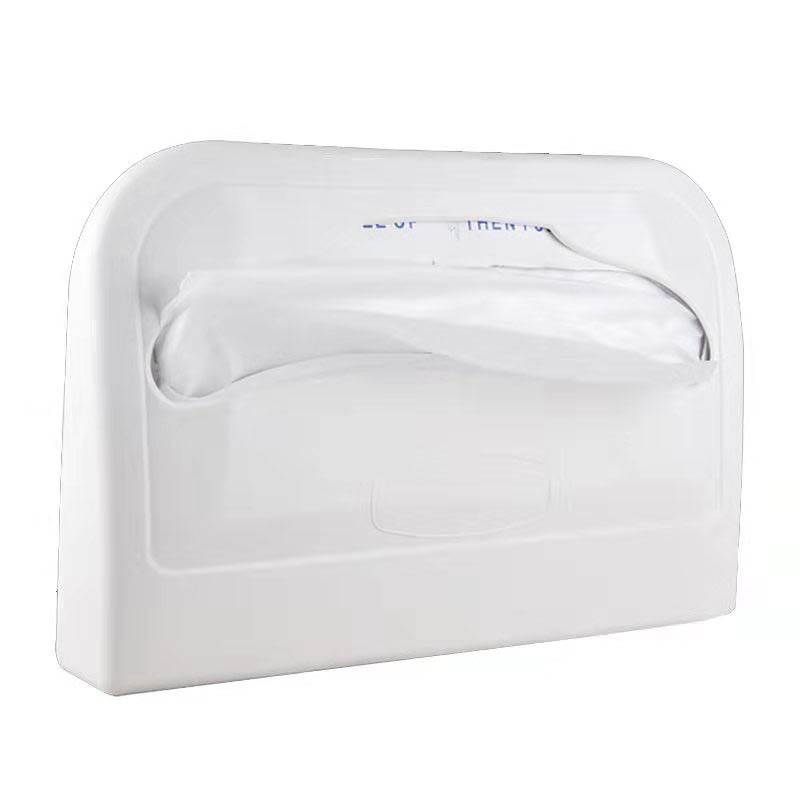 Plastic ABS Wall Mounted 1/2 Fold  Toilet Paper Seat Cover dispenser