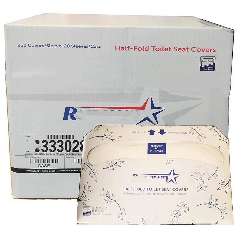  1/2 Fold Paper Toilet Seat Cover, Virgin Featured Image