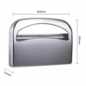 China wholesale Toilet Paper Dispenser - Stainless Steel 1/2 Fold Paper Toilet Seat Cover Dispenser –  Zhonghe