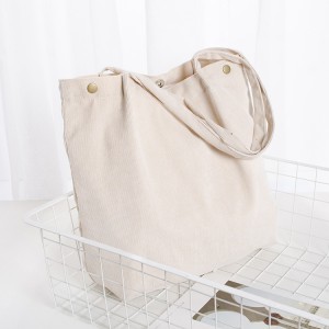 2020 New Fashion Dainty Corduroy Tote Bag