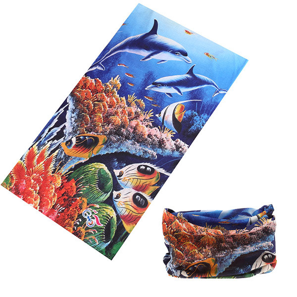 Knitted Colorfull Ocean Printing Head Badana 16170