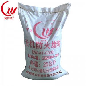 Good Quality Fireproof Bag - Inorganic fireproof plugging material – Weicheng