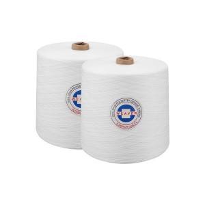 100% spun polyester sewing thread  optical white 44/2