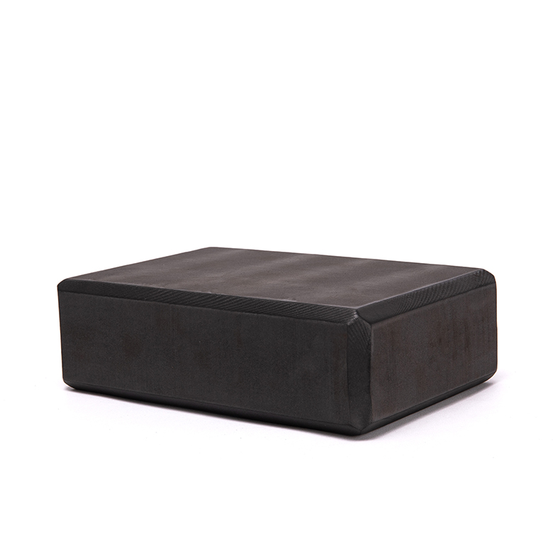 high density factory direct eco pilates meditation solid black  workout non-slip anti skid surface yoga foam block