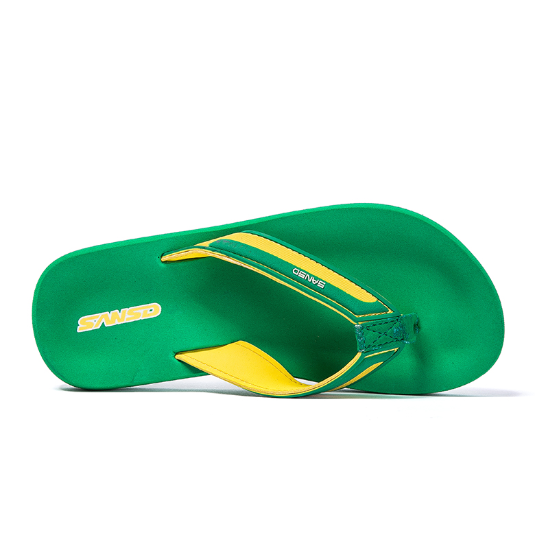 custom logo Cheap wholesale beach light rubber flip flops thick foam slippers for men