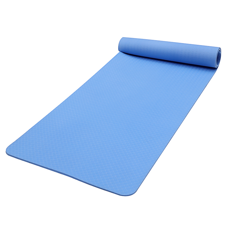 Oem wholesale lightweight High Density antiskid tpe eco thick yoga mat with waterproof