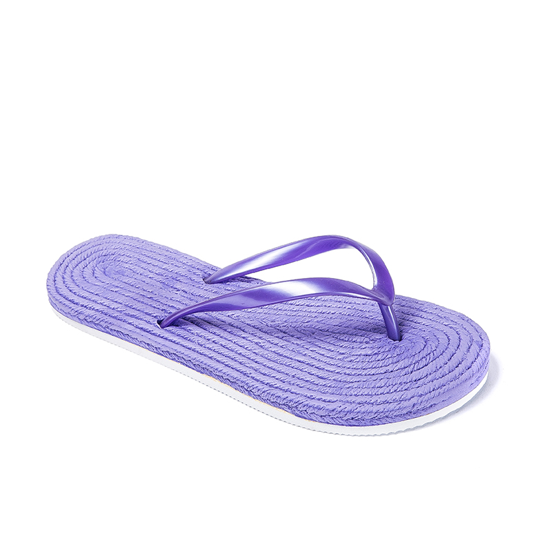 2020 trendy color  natural rubber footwear ladies female purple beach cheap slipper sexy flip flops