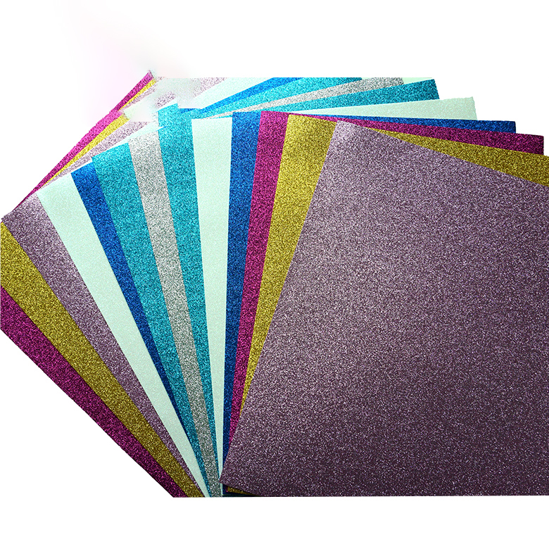 China manufacturer new design non-toxic color sheet glitter eva