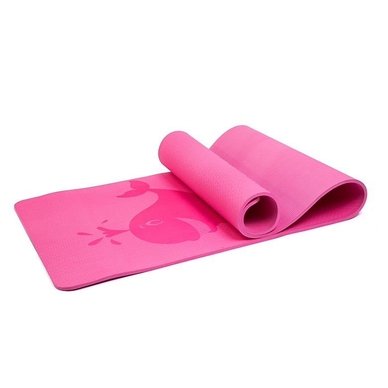Eco Friendly New design OEM high quality 6mm tpe yoga mat with customised yoga mat