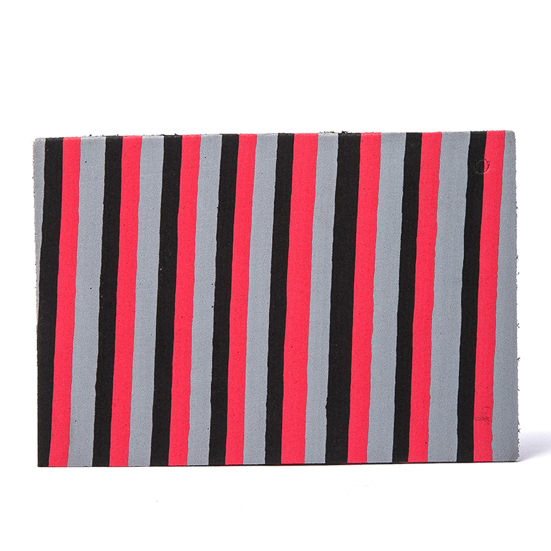 Factory supplier anti-slip 3 colors striped printed eva sheets high foaming sheet for flip flops