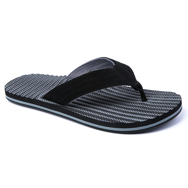 China new design manufacturer black man and woman unisex customized massage sole flip flops EVA beach slipper