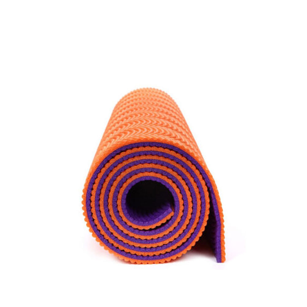 Factory cheap price manufacturer high quality comfort double color TPE yoga mat