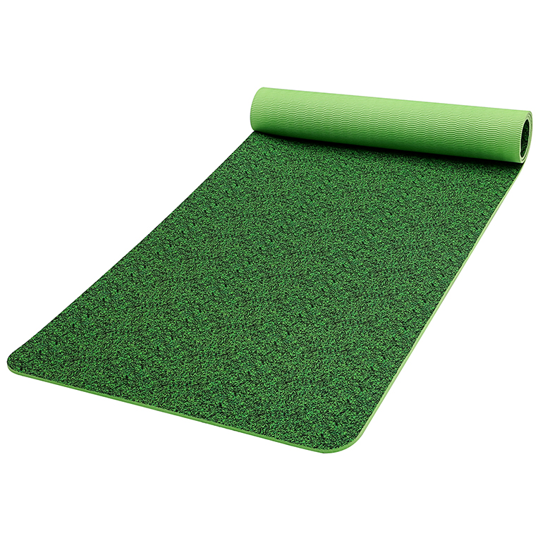 High quality eco friendly tpe outdoor bamboo camouflage yoga mat with customised yoga mat