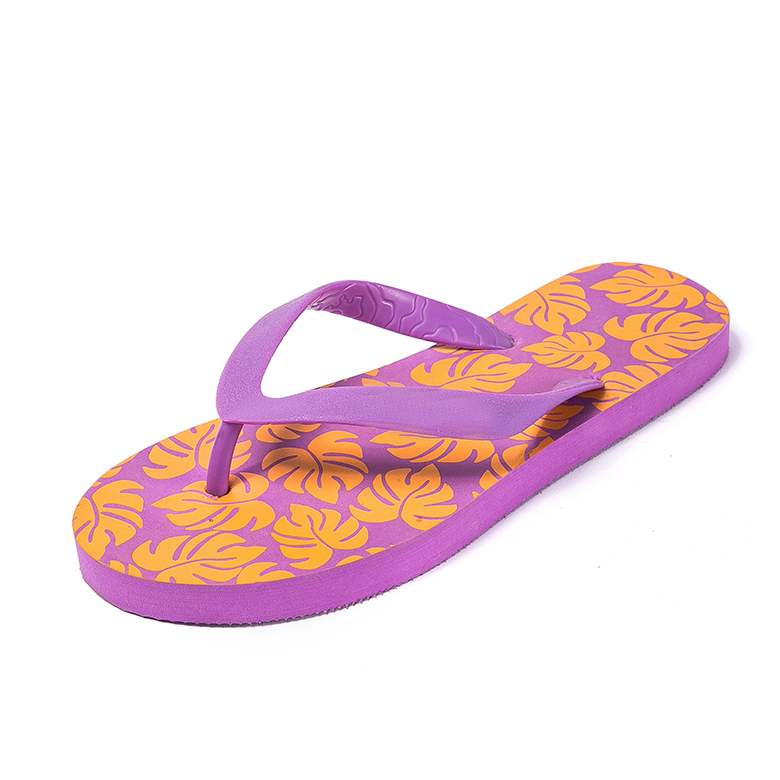 2020 floral fashion design beach retro style slippers printed flower patterns ladies rubber upper flip flops