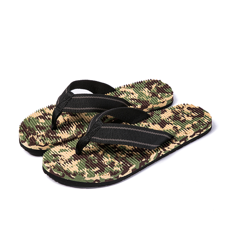 Outdoor new camouflage patterns eva flip flops waterproof slippers
