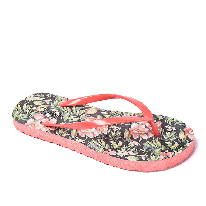 Newest retro style pvc sandals beach slipper shoes tong slim flip flops for women