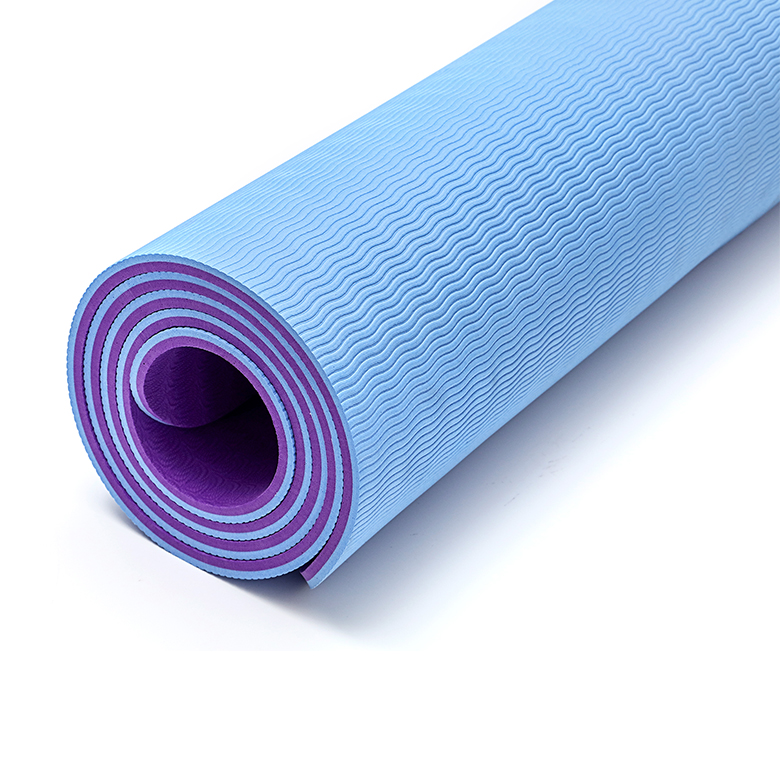 Supplier Wholesale Anti-slip 100% TPE Fitness Yoga Mats Custom Print Yoga Mat