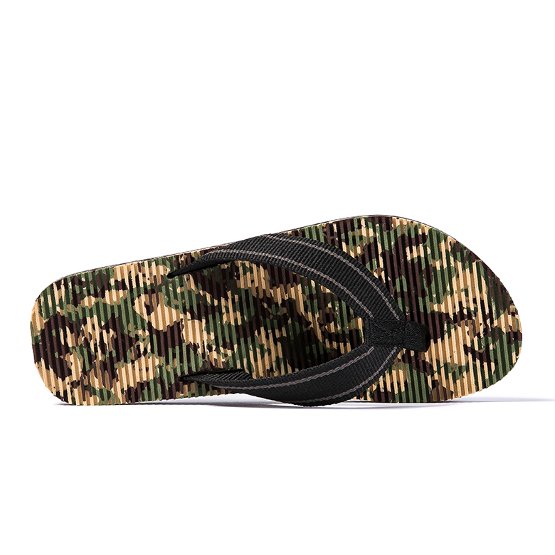 Embossed sole slippers men private label eco message flip flops