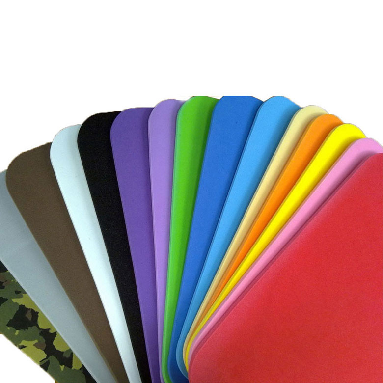 Flexible EVA Sheet closed cell eva products raw material with multicolor