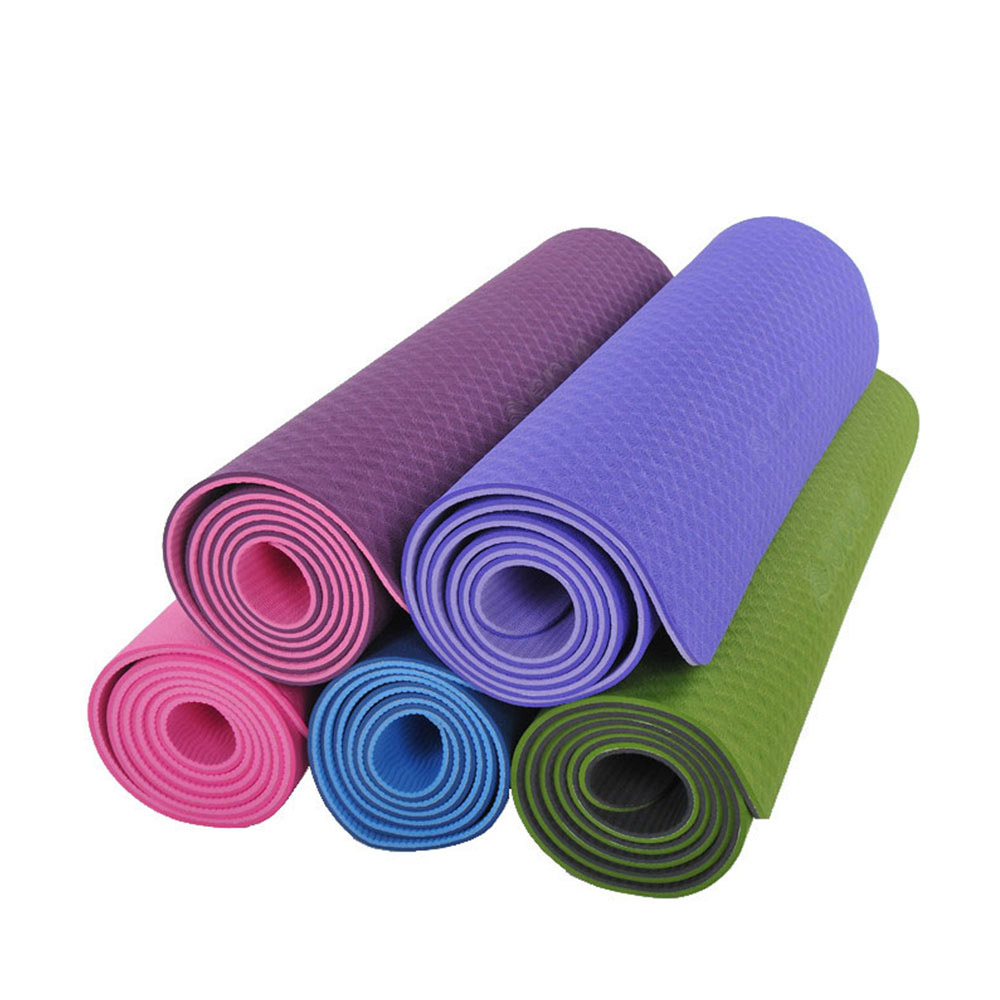 2020 Good Quality Tpe Custom Made Yoga Mats China manufacturer ecofriendly foldable non slip