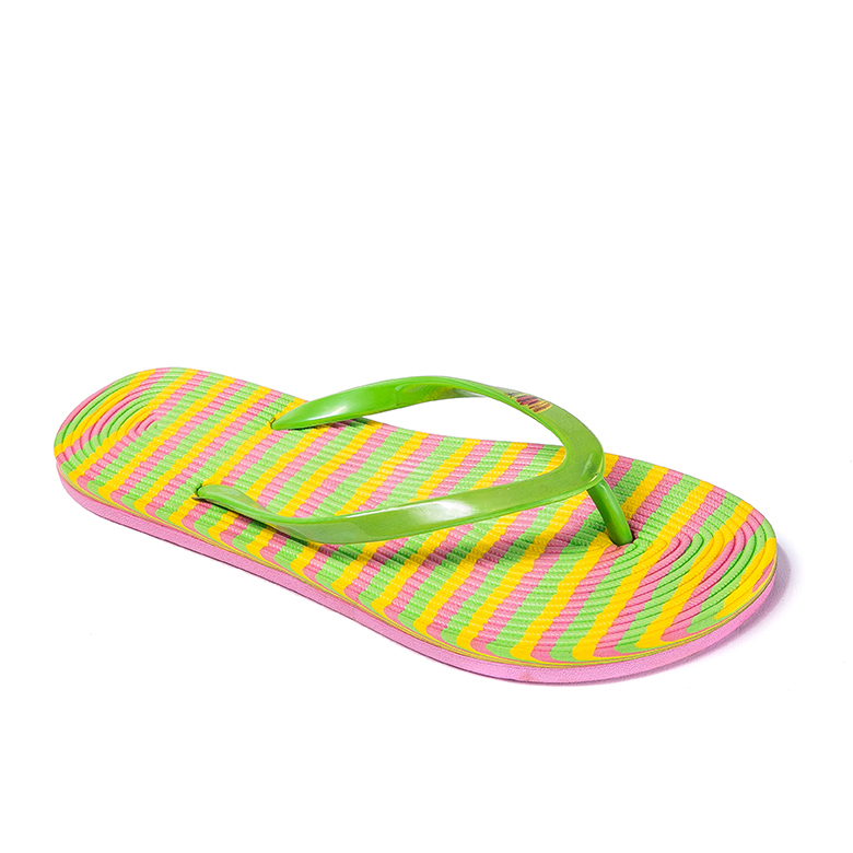 Cute rainbow flip flops indoor and outdoor slippers for spring summer