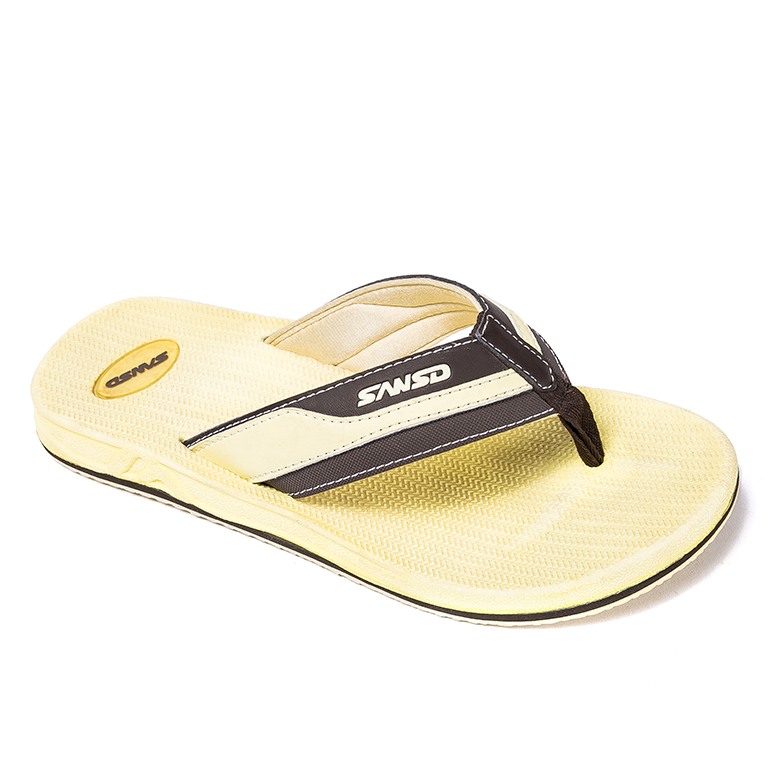 Trendy skidproof light yellow fresh wholesale customised bedroom slippers