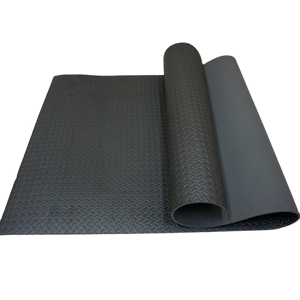China manufacturer washable 15mm exercise floor yoga mat with non-slip