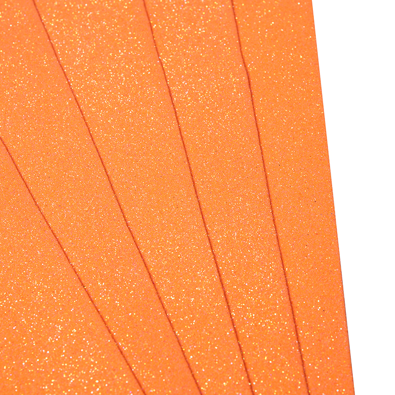 China supplier non toxic factory orange pumpkin thick and soft assorted color EVA foam paper for children's craft activities