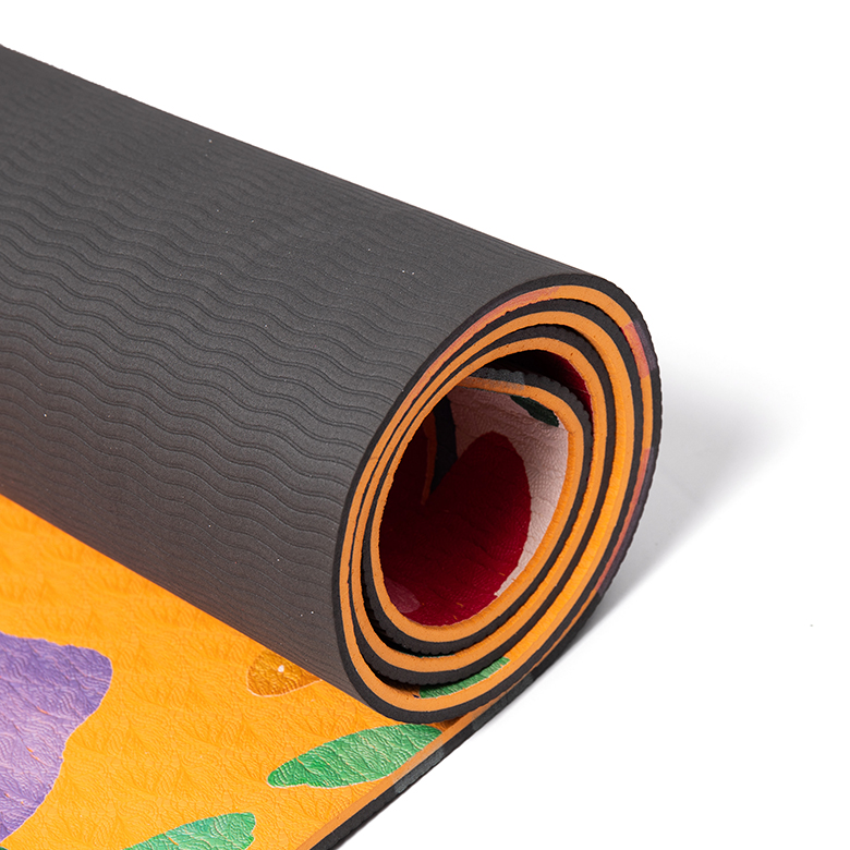 2020 trendy cheap price eco friendly non slip fitness exercise  color  pilates fitness workout  tpe printed yoga mats