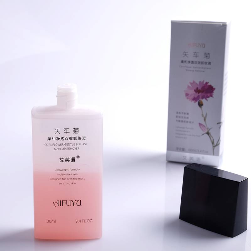 Chinese Professional Soften Facial Cream - Corn Flower Gentle Biphase Makeup  Remover – Weili detail pictures