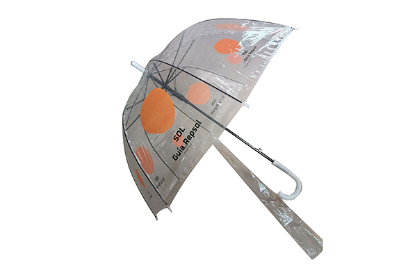 Best quality Market Umbrella - Polo type straight transparent PVC umbrella – Outdoors