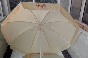 Sand seaside umbrella