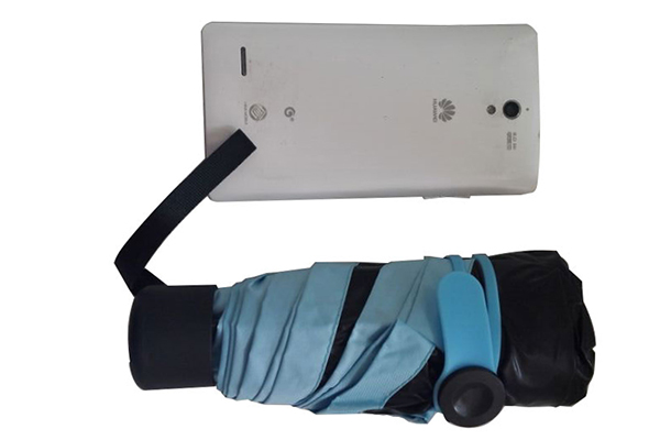 Professional China Rain Umbrella - Five section UV protection Small pocket umbrella – Outdoors