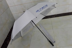 Auto open dual canopy luxurious umbrella