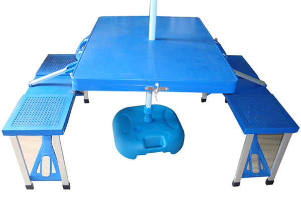 Factory supplied Outdoor Garden Anti-Uv Parasol - Outdoor camping portable folding Picnic beach table – Outdoors