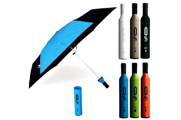 factory low price Square Waterproof Parasol - Three Fold Wine Bottle Umbrella – Outdoors