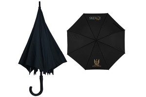 Crook handle single-layer golf umbrella