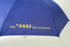 Two fold auto open umbrella