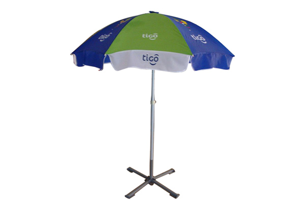 Factory Free sample Super Light 5 Folding Sun Umbrella - Advertisment sun umbrella – Outdoors