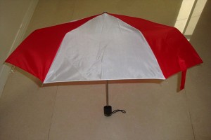 Plain manual open fold umbrella