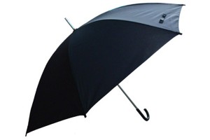 Crook handle single-layer golf umbrella