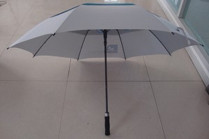 Auto open dual canopy luxurious umbrella