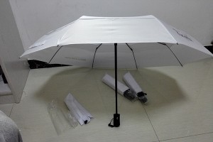 Double layer luxury foldable umbrella