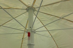 Sand seaside umbrella