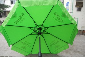 Steel frame resort courtyard umbrella