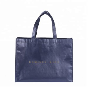 18 Years Factory Washable Tote Bags - OEM ultrasonic reusable pp nonwoven laminated shopping bag with customized logo – Xinlimin