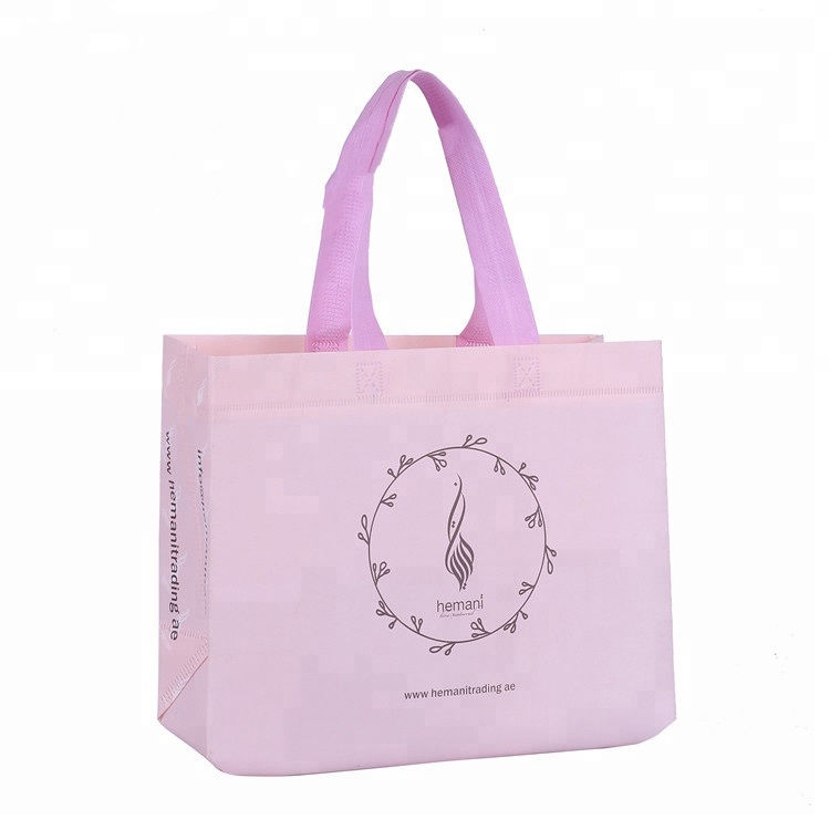 Biodegradable handled ultrasonic pp laminated non woven bag Featured Image